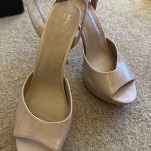 Mix No. 6 Blush Peep-Toe Heels